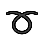 Curly Loop SVG Icon